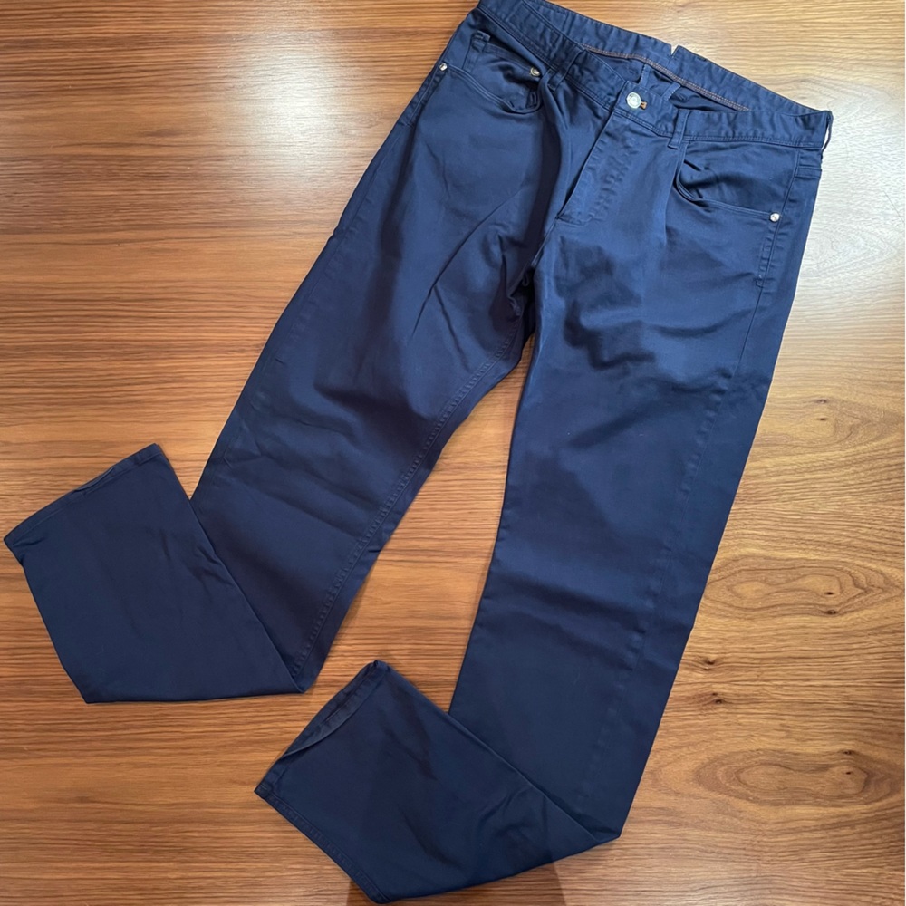 Casual blue pants - Massimo Dutti